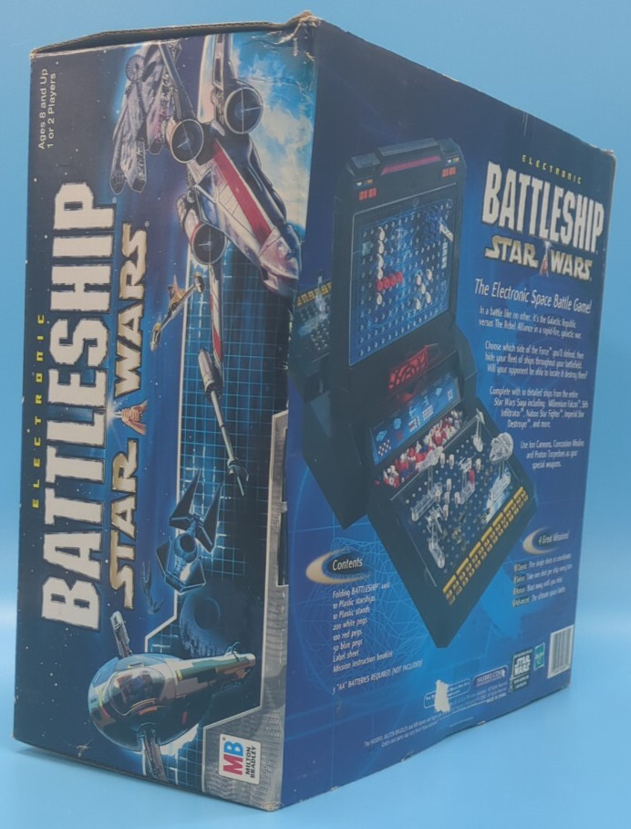 2002 Electronic Battleship Star Wars Edition Milton Bradley - missing 1 stand
