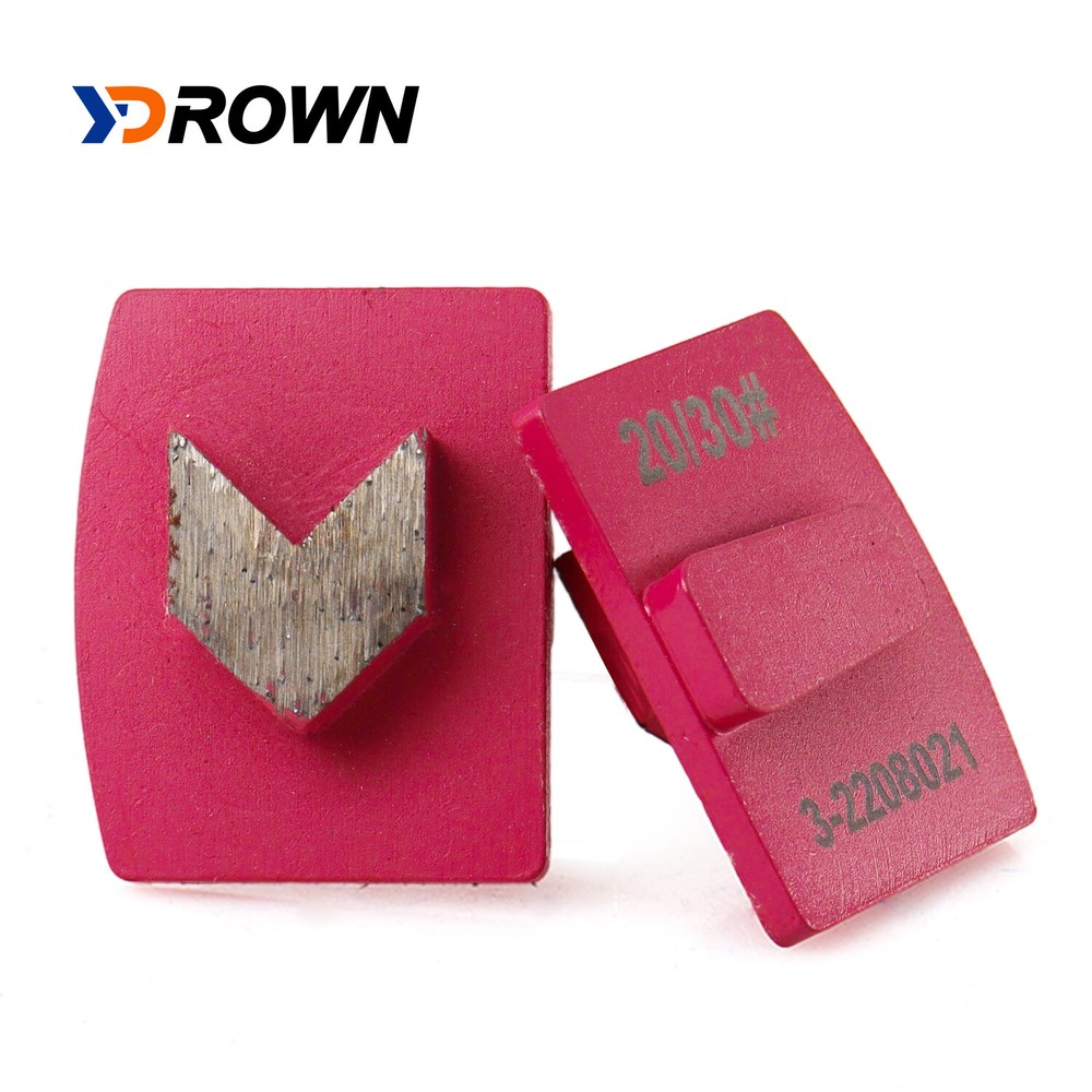 3pcs Abrasive Grinding Tools Arrow Segment Redilock Diamond Grinding Plate