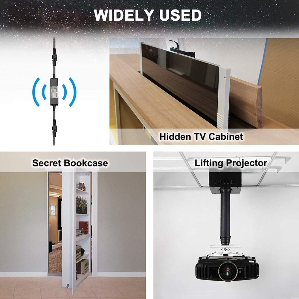 Linear Actuator Controller DC Motor 12V Momentary Switch Forward/Reverse Wire...