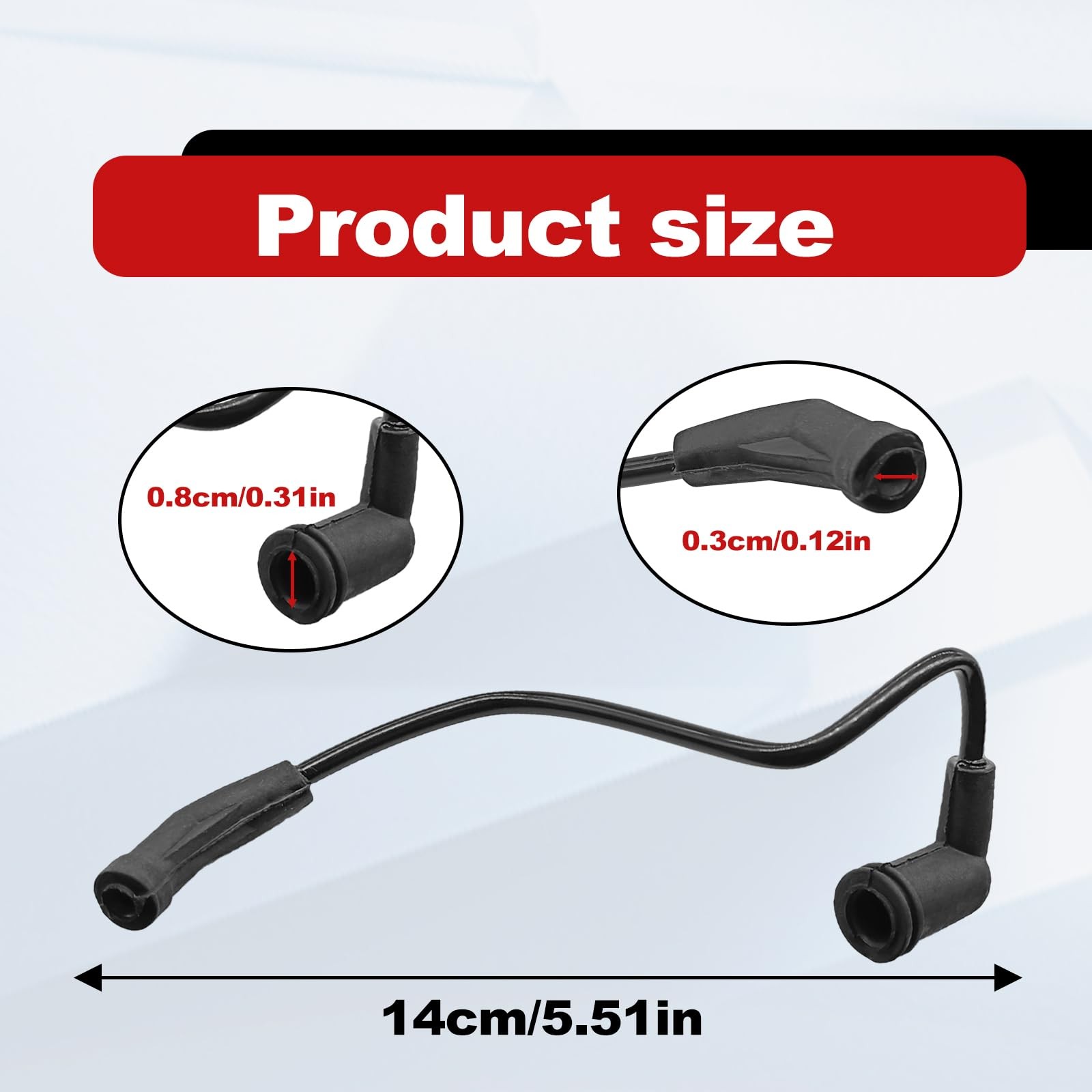 Fuel Pressure Regulator Vacuum Line Tube Chevy Silverado 17113556