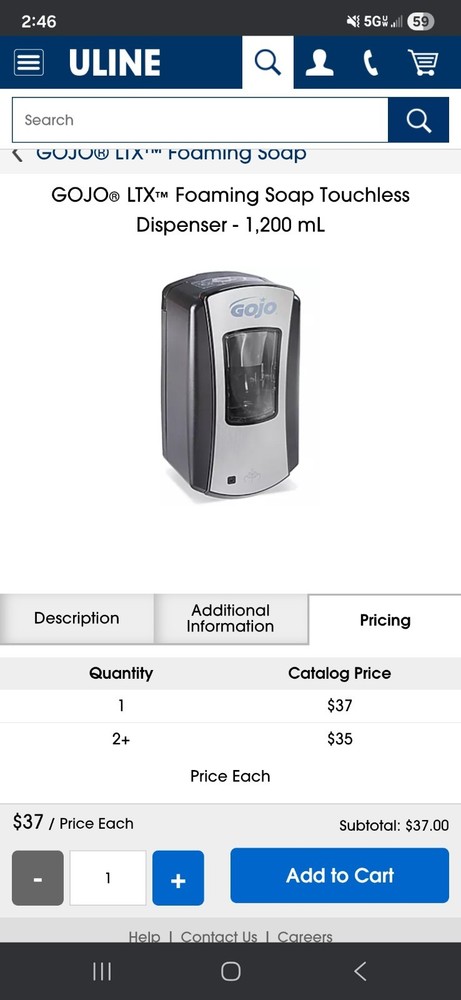 ProPower Industrial Touchless Soap Dispenser