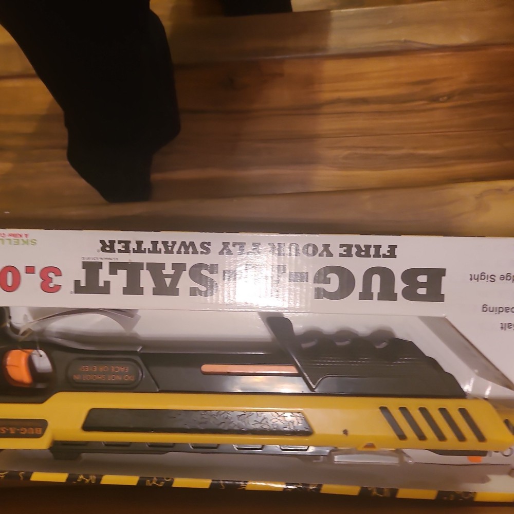 BUG-A-SALT 3.0 Non-Toxic Bug Killing Device, Yellow/Black NEW