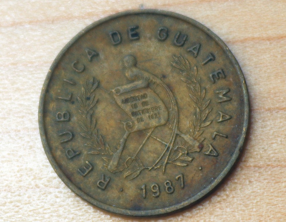 1987 Guatemala 1 Centavo