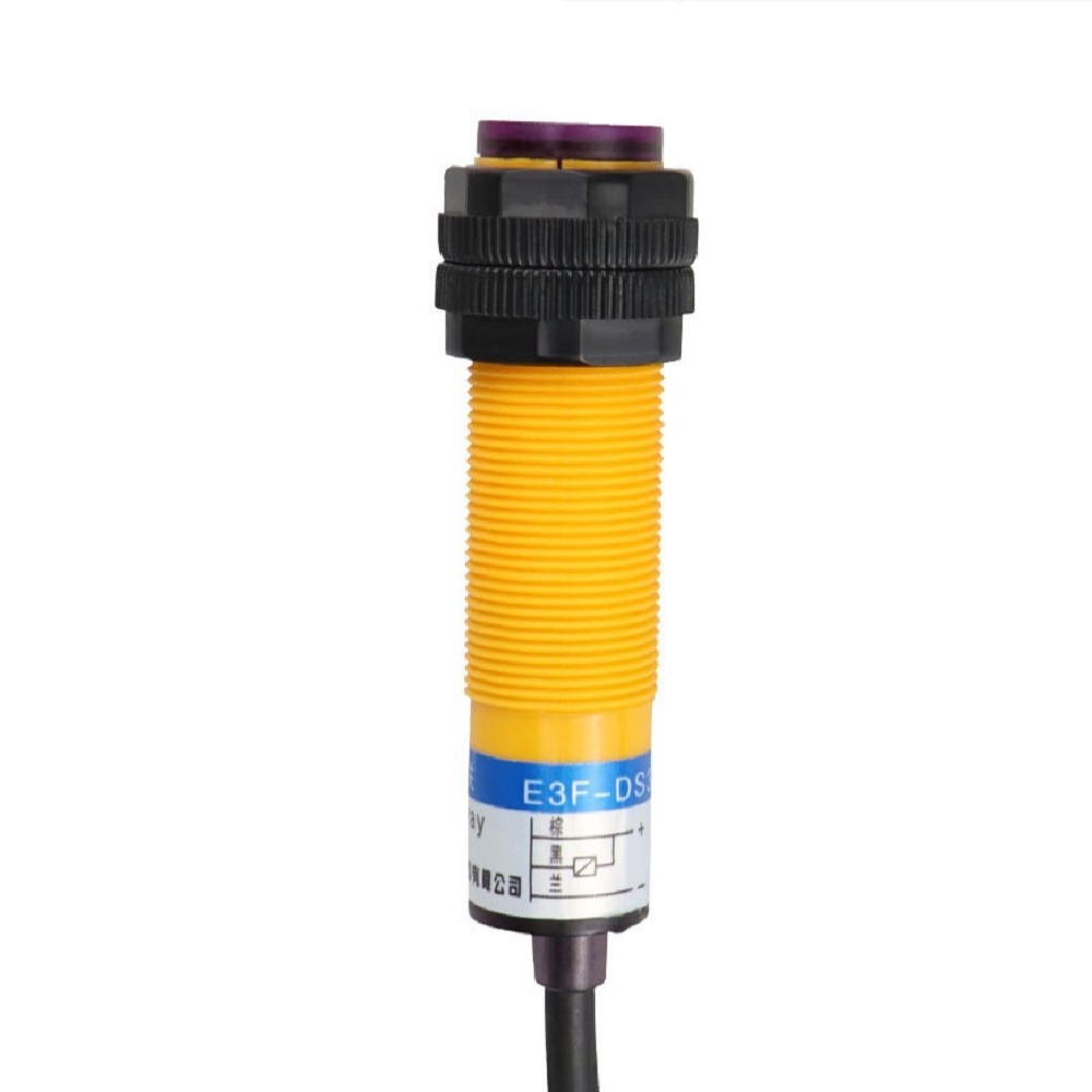 Photoelectric Switch 1.35 Meters Wire Length 10-30VDC Adjustable Sensor