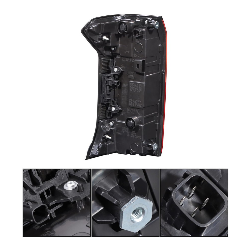 Passenger Right Tail Light Grey Frame with Switch for Tacoma TRD 2024