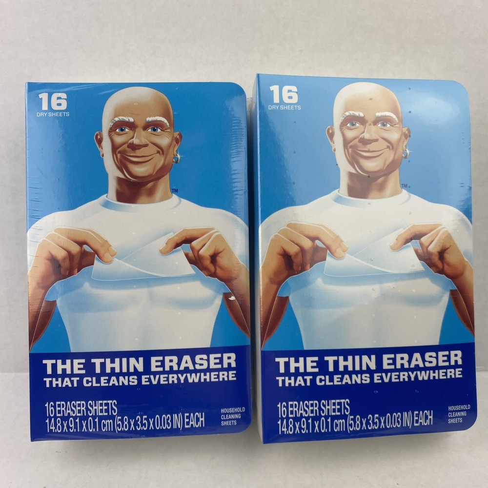 Mr. Clean Magic Eraser SHEETS 16 Count / 32 Total Thin Dry Sheets Multiple Avail