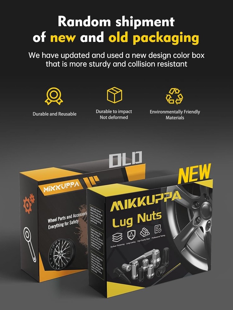 9/16-18 Lug Nuts - Replacement for 2002-2011 Ram 1500, 2004-2009 Durango, 2006-2