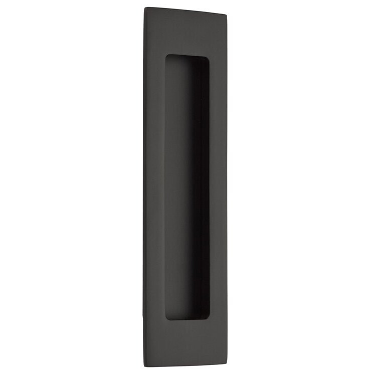 Emtek 220307-US19 Modern Rectangular Flush Pull In Flat Black