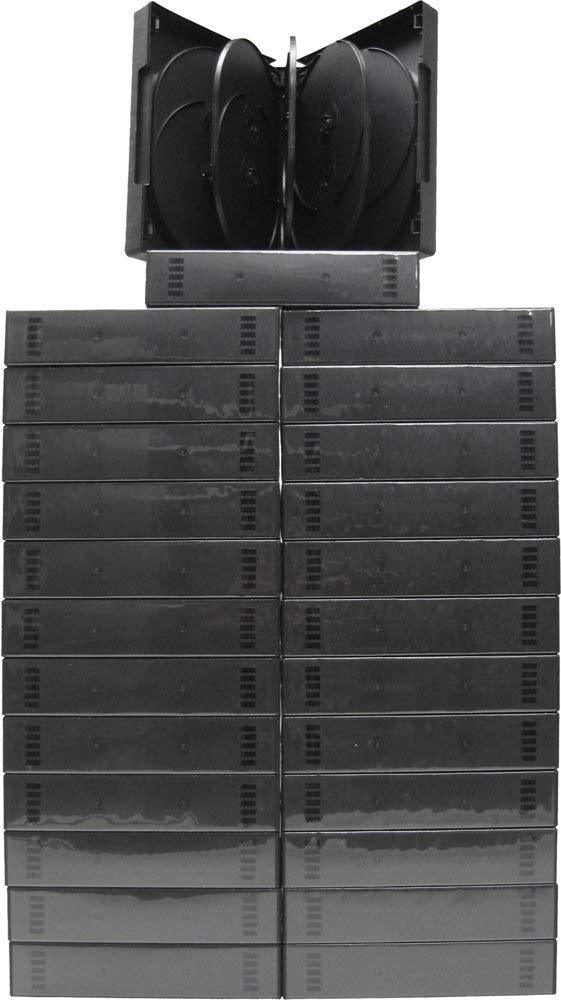 (26) DV12R39BK 12 DVD Boxes Cases Multi Box Set Replacements 39MM Twelve Disc