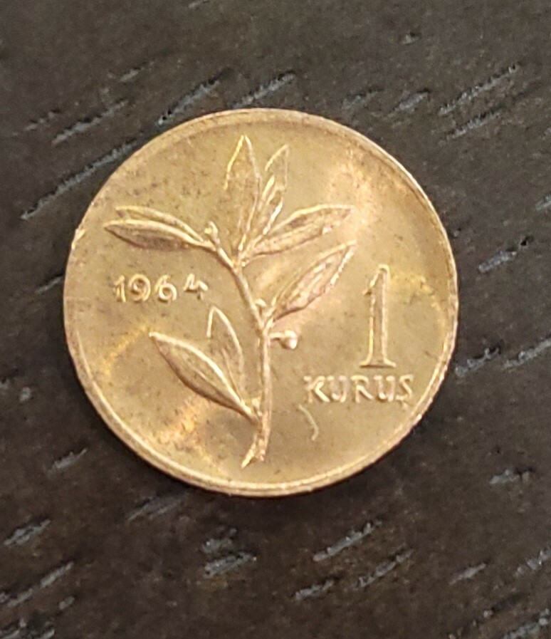 1964 Turkey 1 Kurus BT-179
