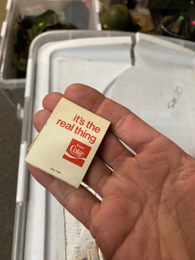 ORIGINAL WWII US ARMY GI PERSONAL ITEMS MATCHSTICK BOOKLET-NOS UNISSUED,