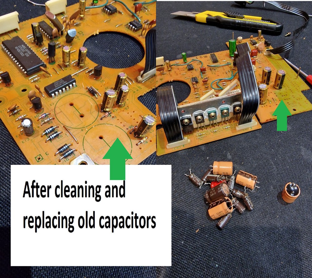 Stereo Preamplifier SONY TA-E2000ESD Repair KIT - all capacitors