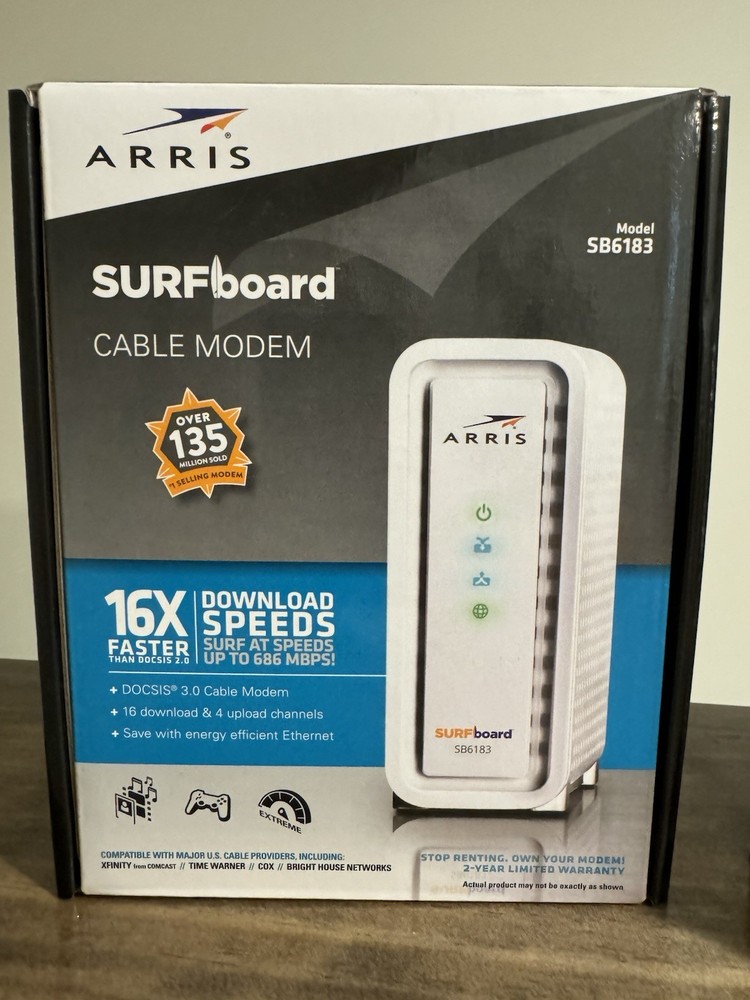 Router, Modem, Extender Bundle. Arris. Netgear