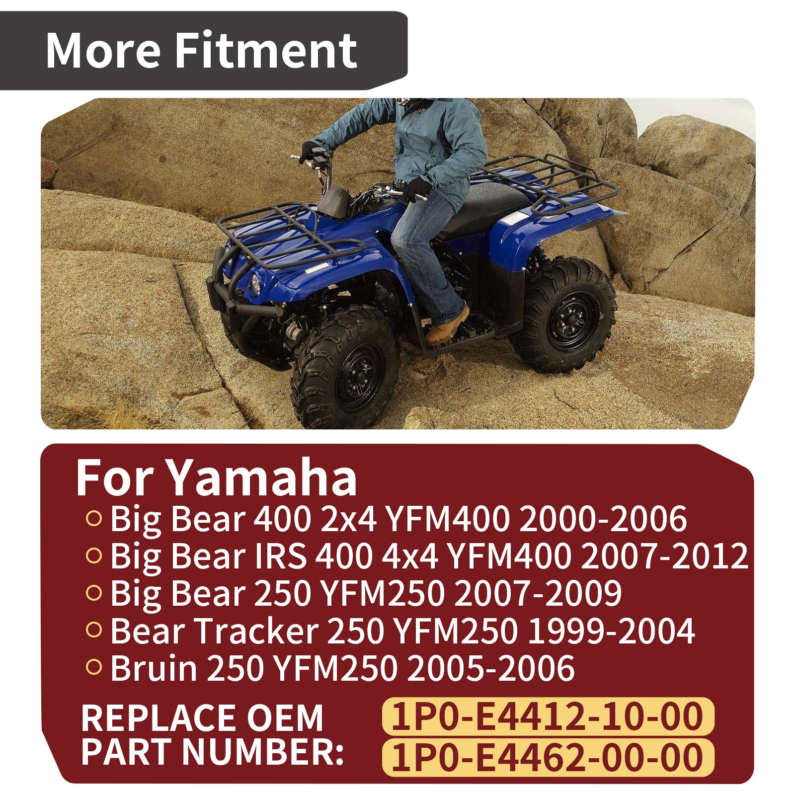 Air Box Cover Lid w/ Seal For Yamaha Big Bear 250 400 Bear Tracker 250 Bruin 250