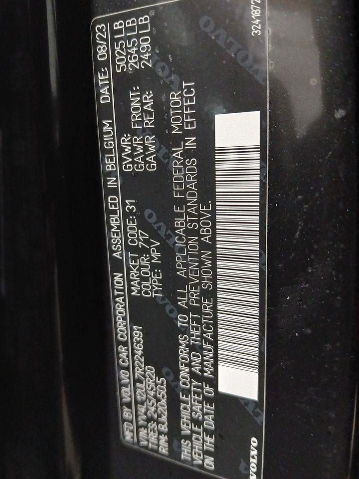 2024 Volvo XC40 Cruise Control Module/Camera/Projector 2986209