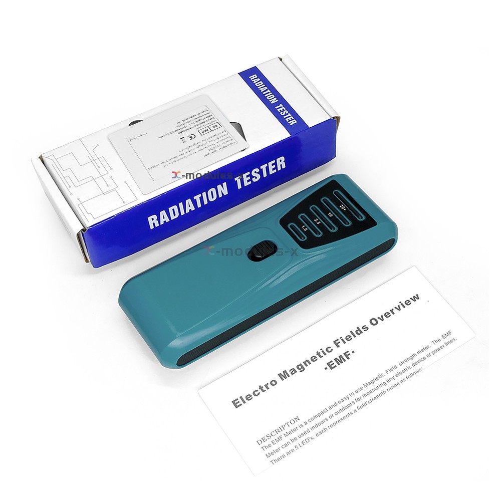 LED EMF Meter Electromagnetic Field Radiation Detector Geiger Counter