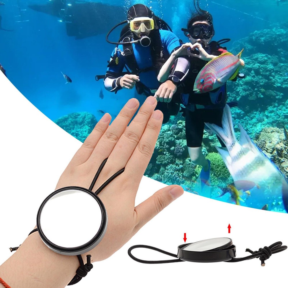 Diving Mirror Diving Mirror Glasses Portable Adjustable Round Underwater