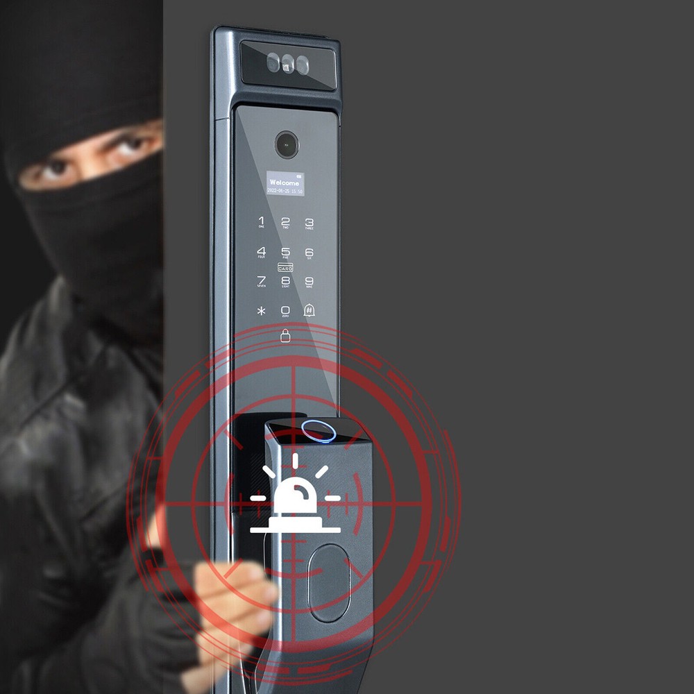 3D Face Recognition Door Lock Keyless Smart Mortise Lock Security Intelligent
