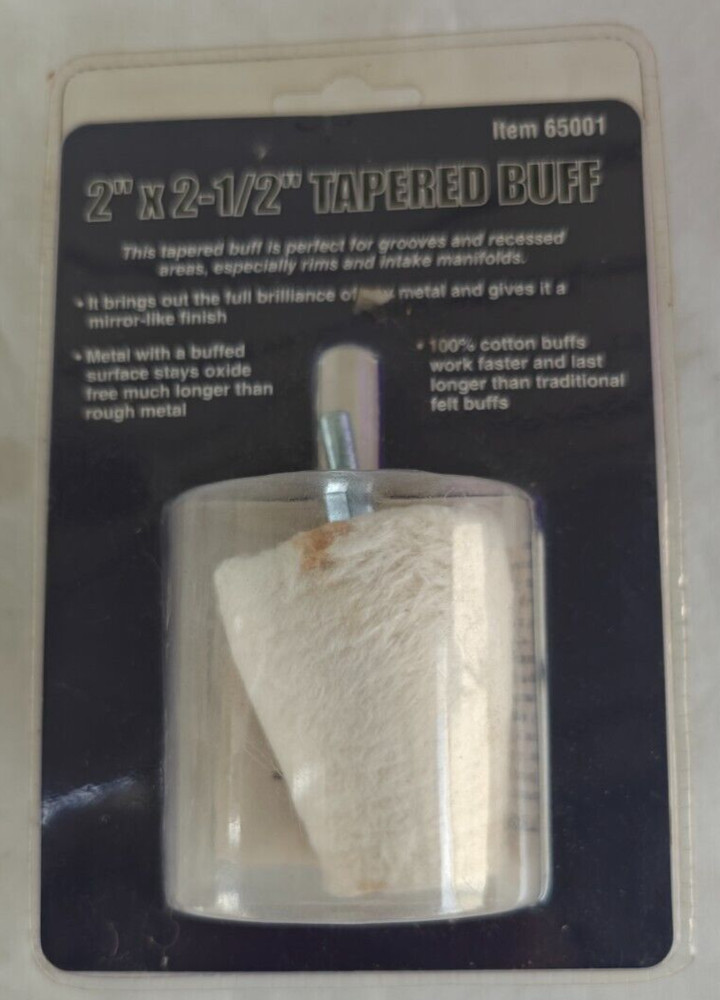 2'' X 2-1/2 '' Tapered Buff 65001, NEW