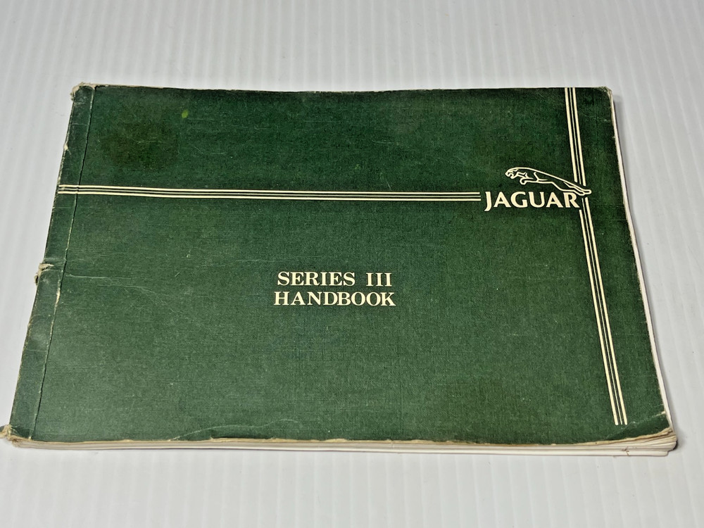 Jaguar XJ6 Series 3 Handbook
