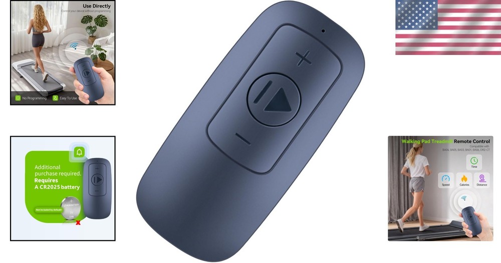 Wireless Remote Control for Walking Pad Treadmills - Easy Pairing & Ergonomic