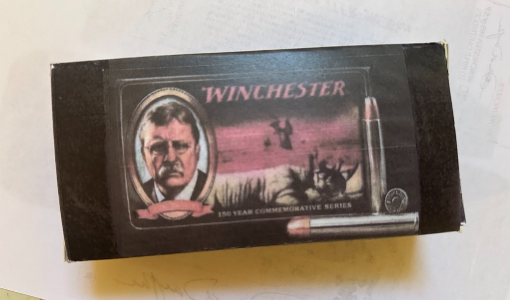 Theodore Roosevelt  Winchester 30-30 Ammo Box - Empty