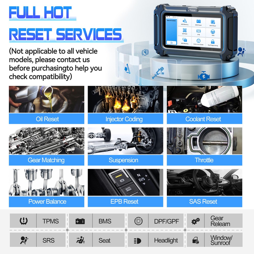 XTOOL IP500 OBD2 Full System Code Scanner For Buick, Chevrolet, Cadillac, GMC