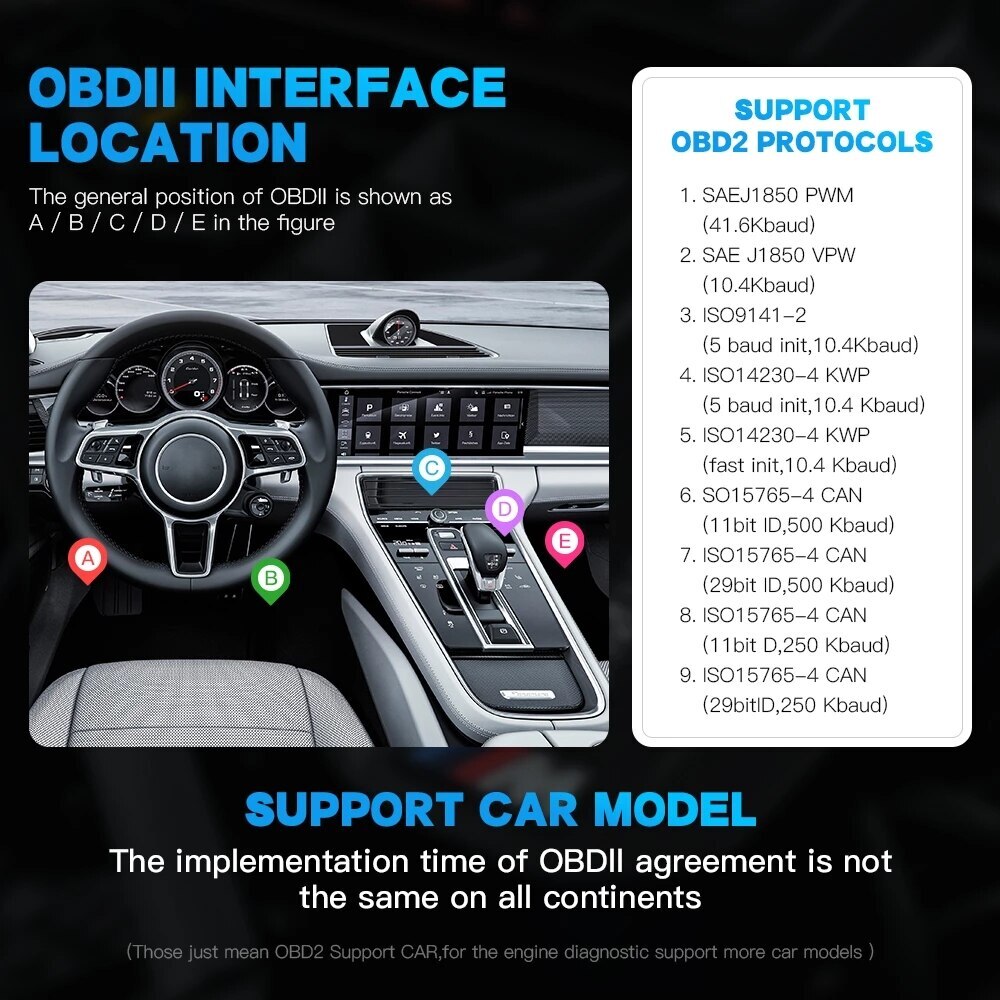 XTOOL AD20 Car OBD2 Scanner Diagnostic Tool Auto Engine Check Fault Code Reader