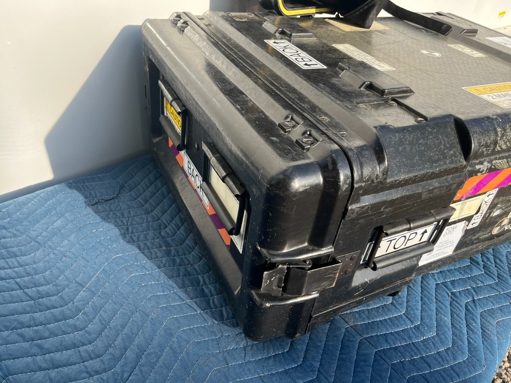 Rackmount 05U x24 General Dynamics Slide Out Composite Rack ShockMount Hard Case