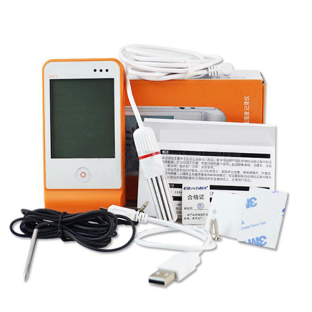 LED Digital Temperature Logger Temperature Hygrometer Data PDF Report Display