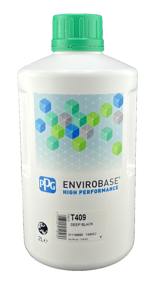 PPG T409 Envirobase DEEP BLACK 2Liter - FREE SHIPPING