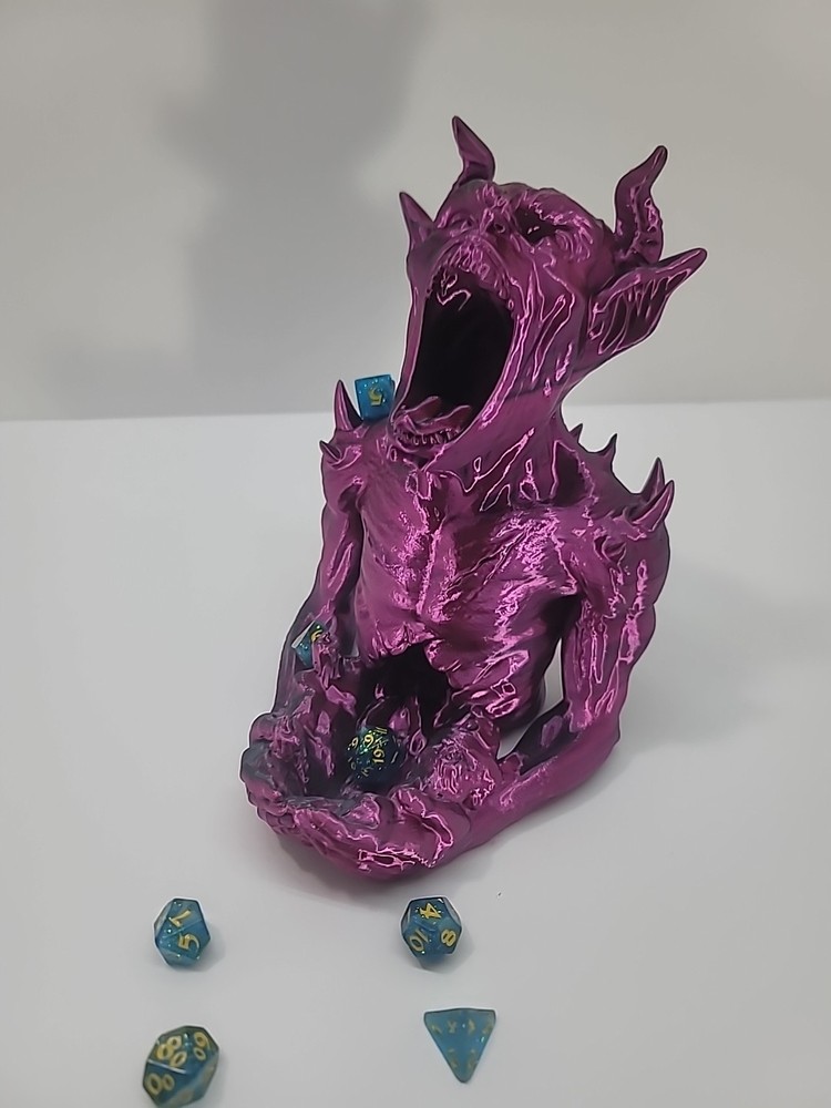Imp's Hunger Dice Tower - D&D Pathfinder Cthulhu RPG - Gothic Devil Demon DND