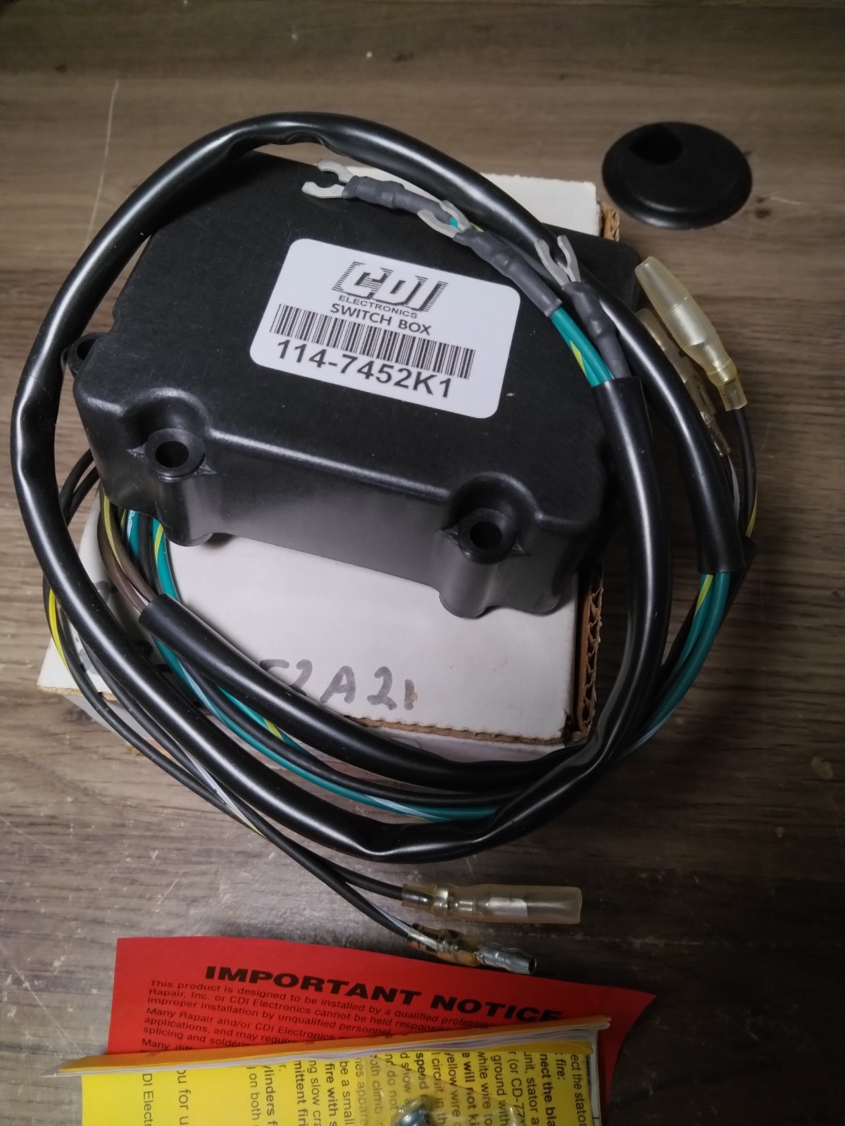 GENUINE* CDI® 114-7452K-1 Mercury-Mariner Ignition Pack 2 Cyl (1980-1997)