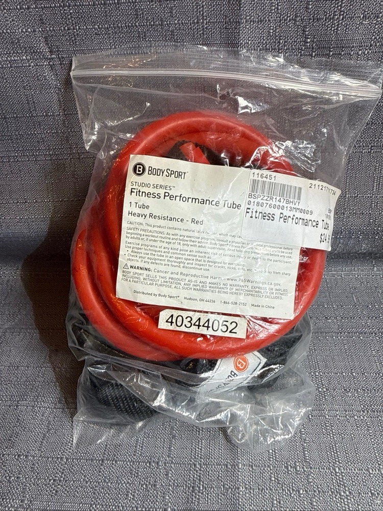 Studio Series Resistance Tubes, Heavy Resistance, Red