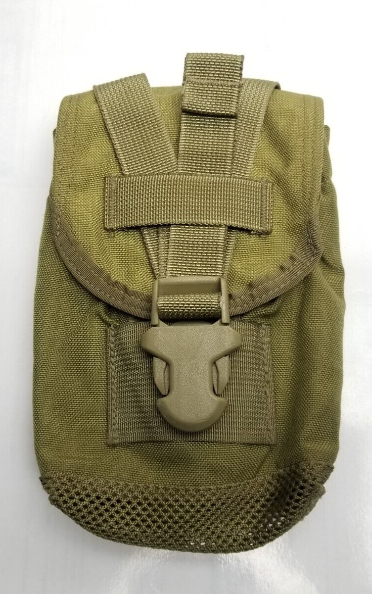 USGI Military EAGLE INDUSTRIES 1QT CANTEEN POUCH KHAKI US ARMY USED