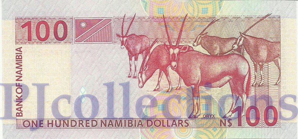 NAMIBIA 100 DOLLARS 1999 PICK 9b UNC
