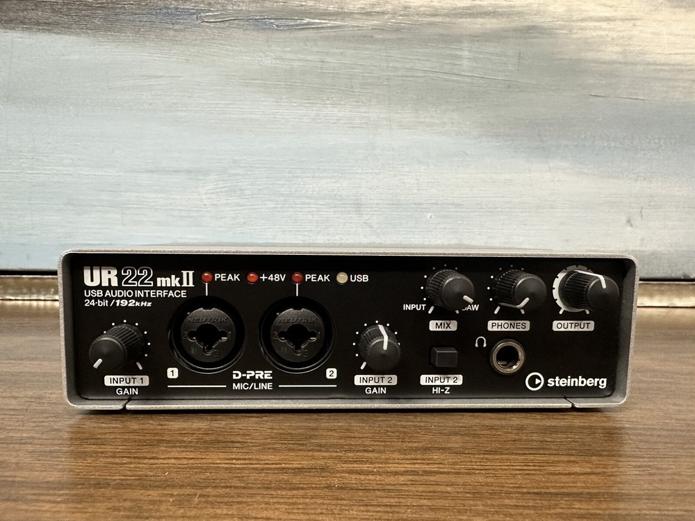 Steinberg UR22 MKII 2x2 USB Audio Interface Untested Not Power Supply