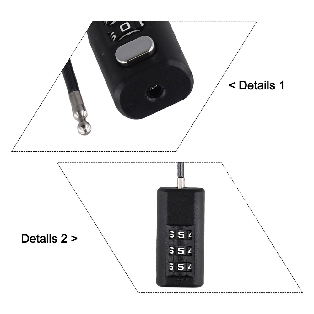 Mini Lock Resettable Coded Lock Backpack Lock Luggage Padlock Dormitory