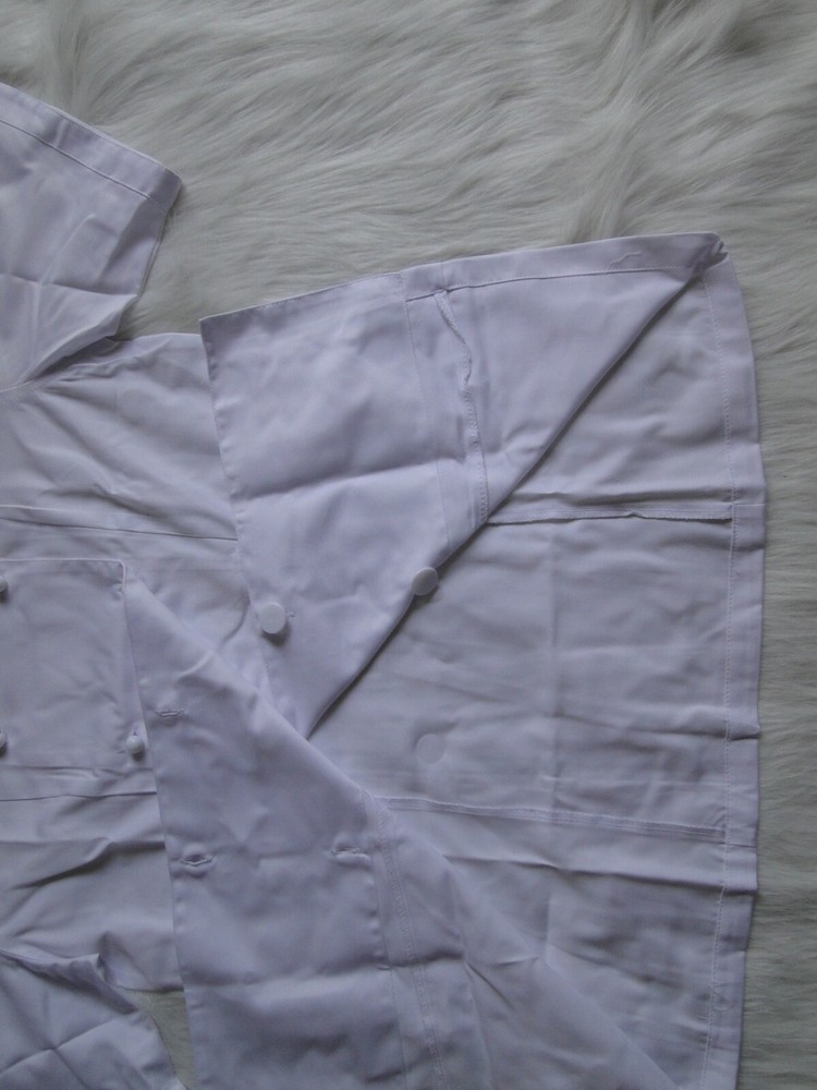 Lady's Chef Jacket White with Short Sleeves