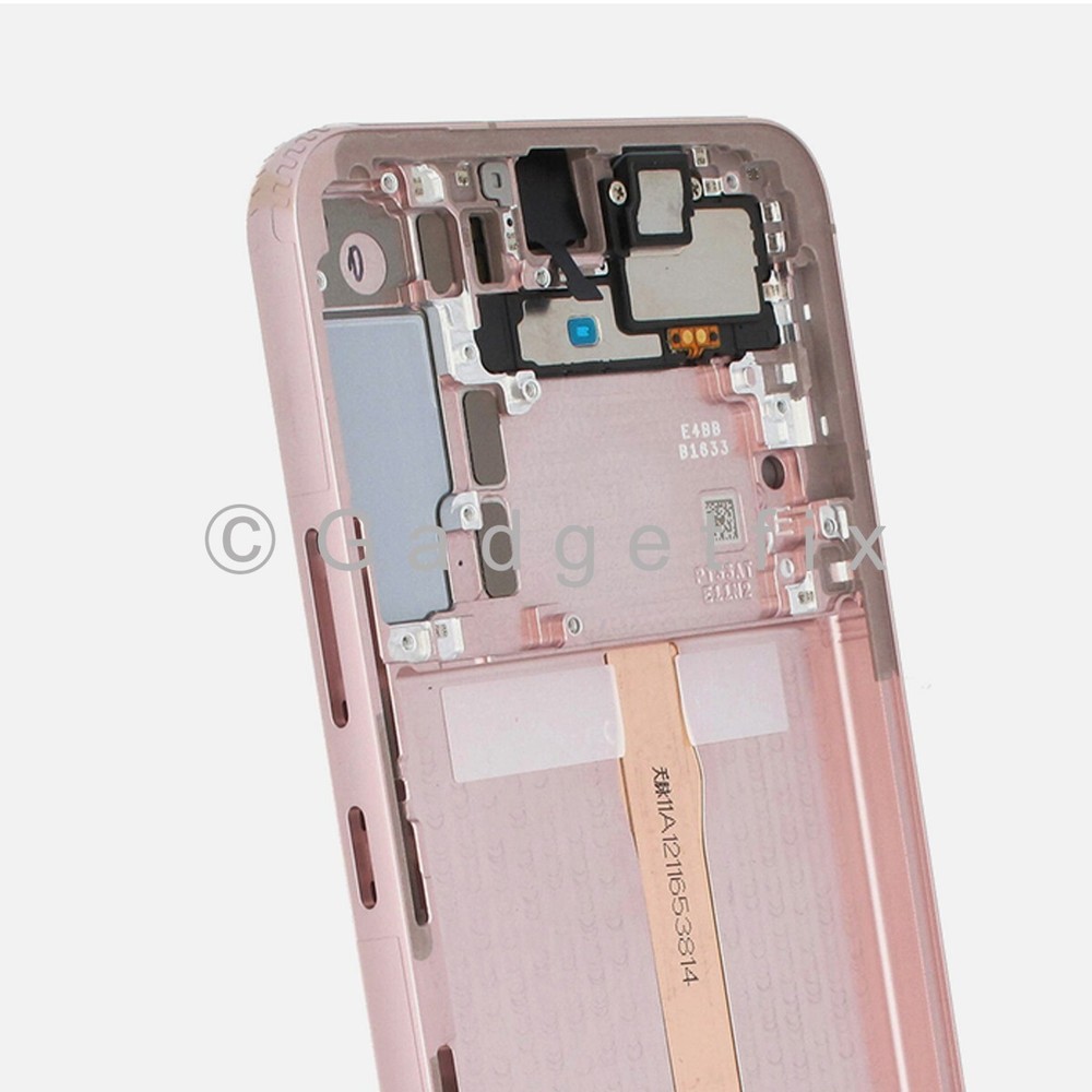 For Pink Gold Samsung Galaxy S22 Plus OLED Display Touch Screen Digitizer Frame