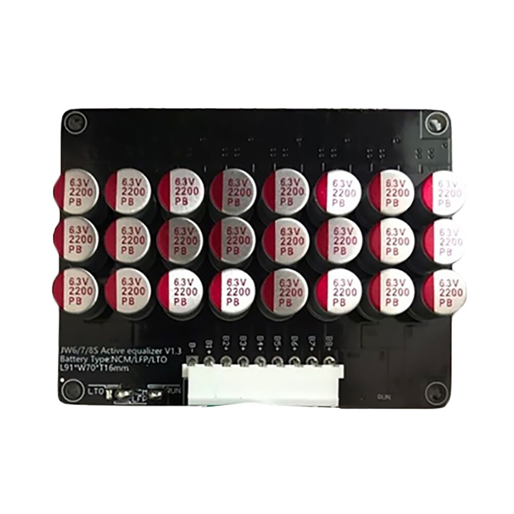 New 8S Capacitive Active Balancer Active Balancing Equaliser Board Li-ion