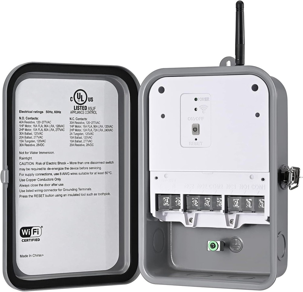 Wireless Pool Timer Controller with Remote Access and Voice Command Options