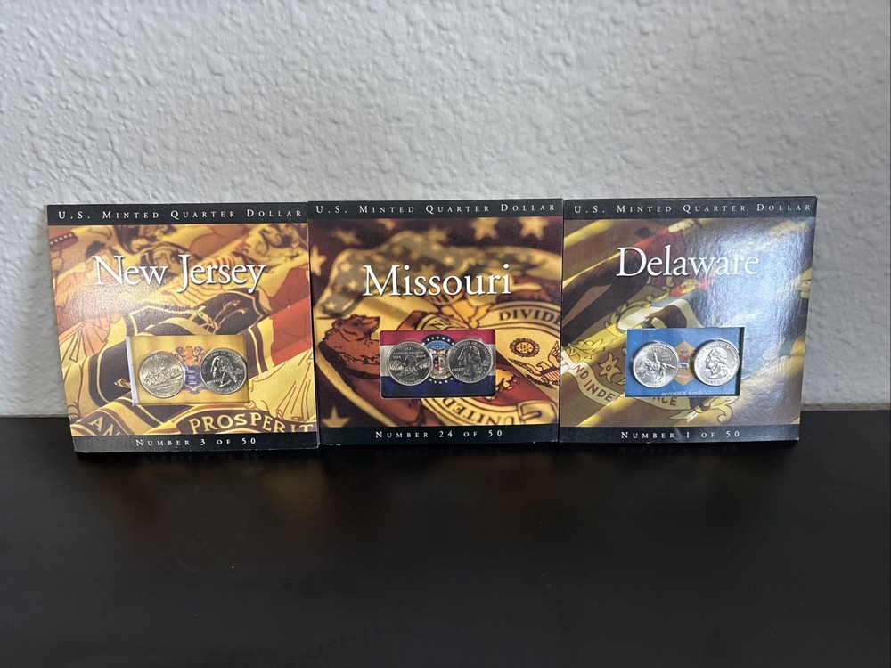 US Minted Quarter Dollar Numbered Set New Sealed