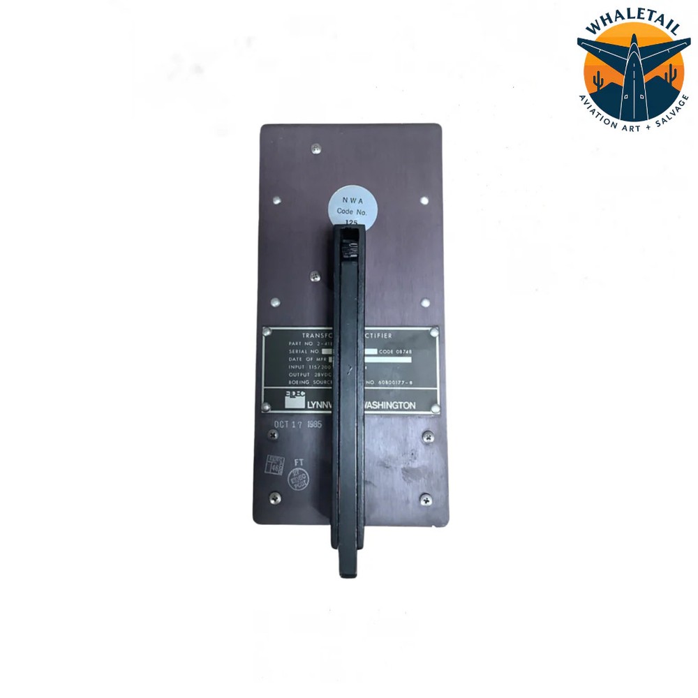 Transformer Rectifier Assembly