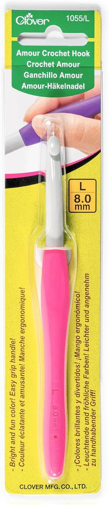 1055/L Amour Crochet Hook, Size L/8.0mm