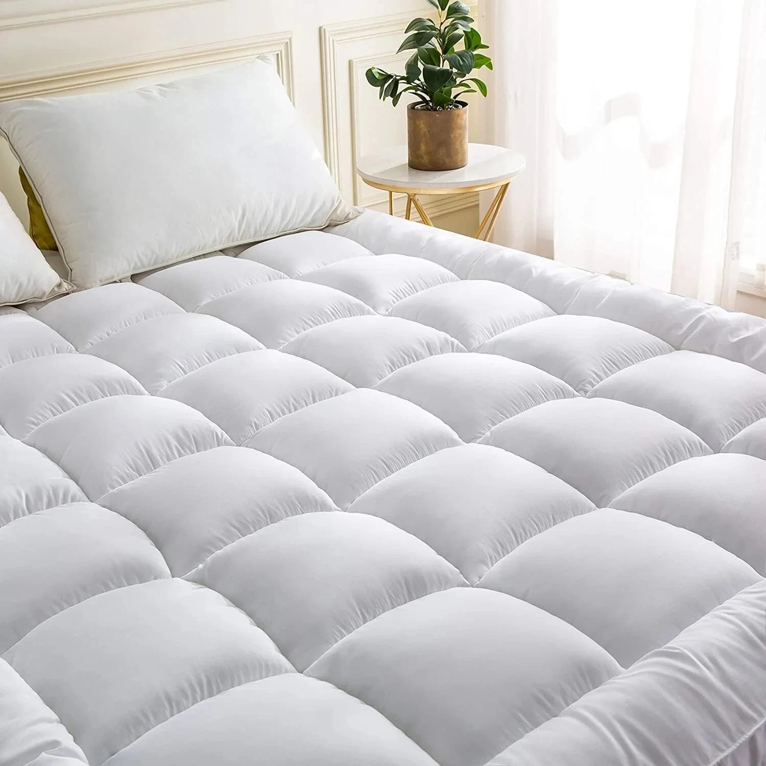 4" Mattress Topper Twin King Full Queen Comfortable Firm Mattress Bed Topper