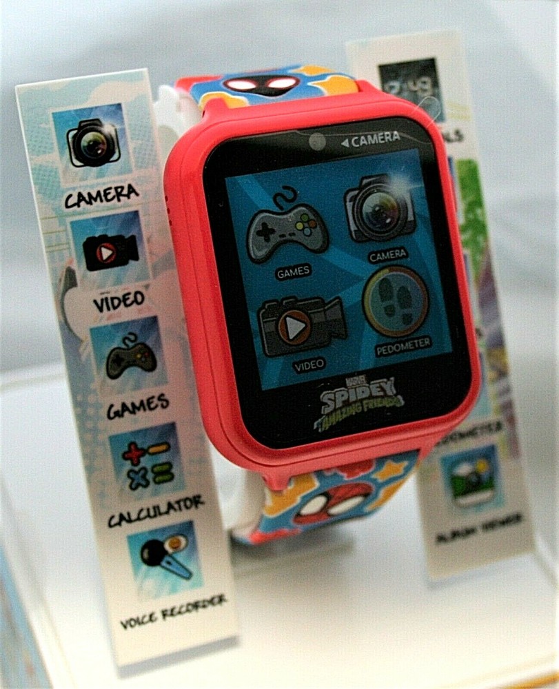 Marvel Comics Spider-Man Spidey Video Interactive Digital Camera Watch USB New