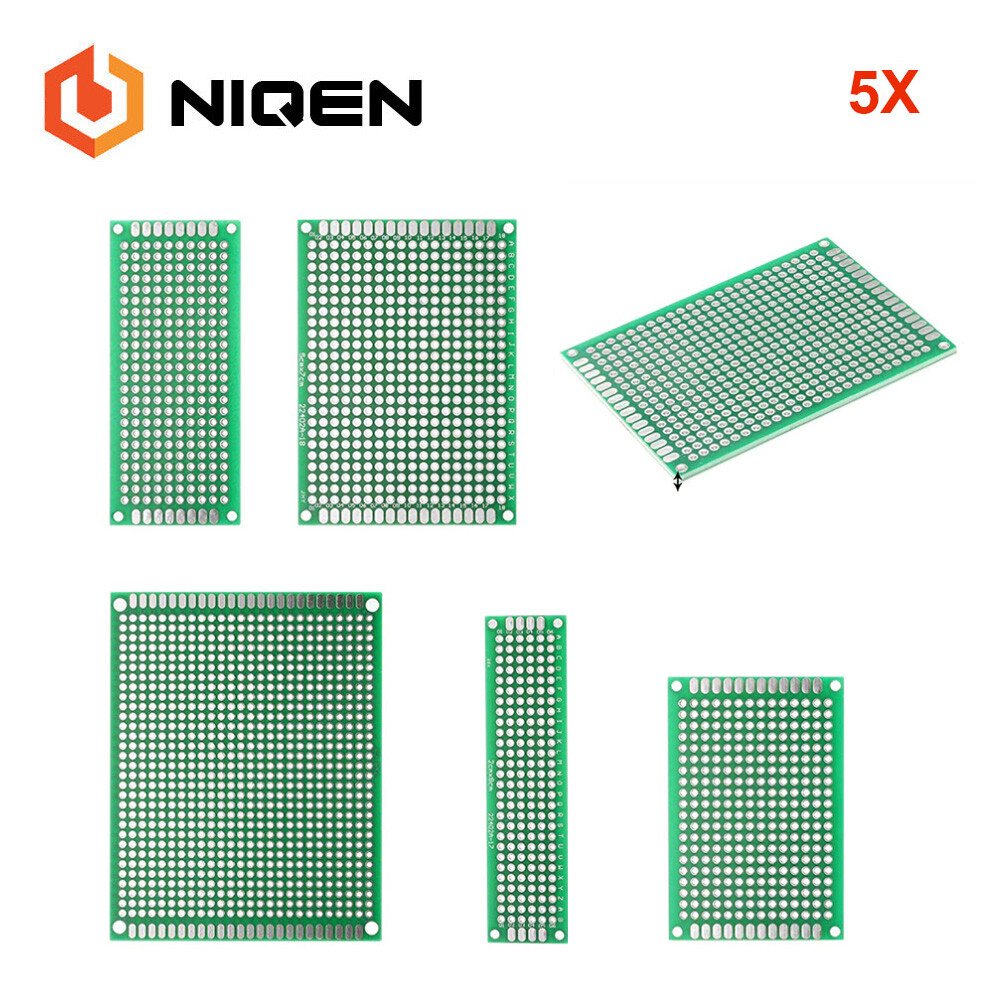 5 pcs Double Sided Prototype Diy Universal Printed Circuit PCB Board For Arduino