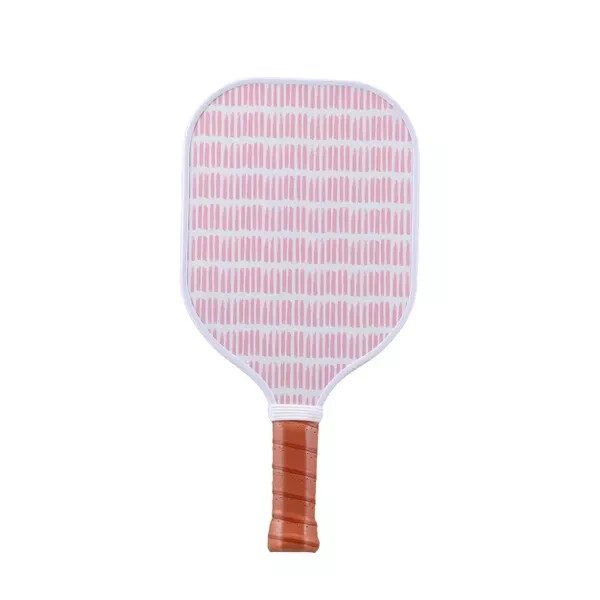 Double Sided Pickleball Paddle - Lemon/Pink Dash