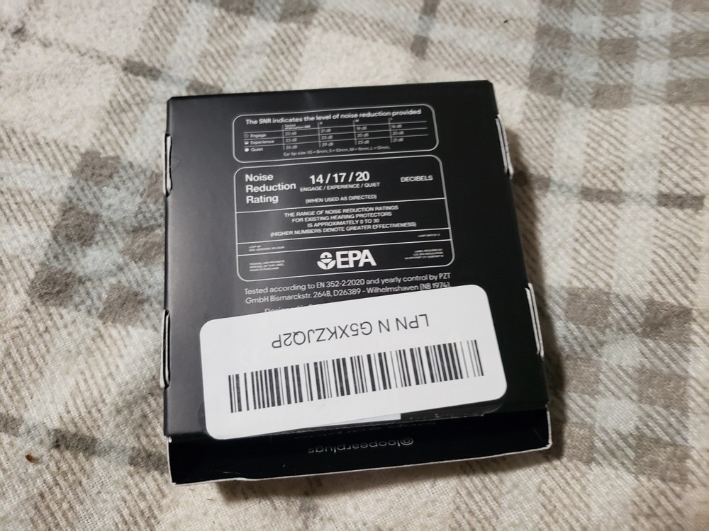 Loop Switch 2 Adjustable Ear Plugs Multi Mode Noise Relief Silver New